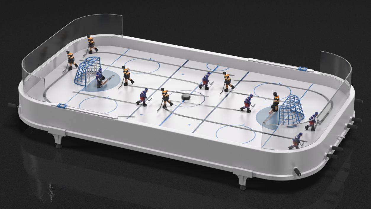 Table Hockey Rigged 3D model