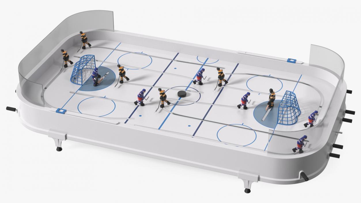 Table Hockey Rigged 3D model