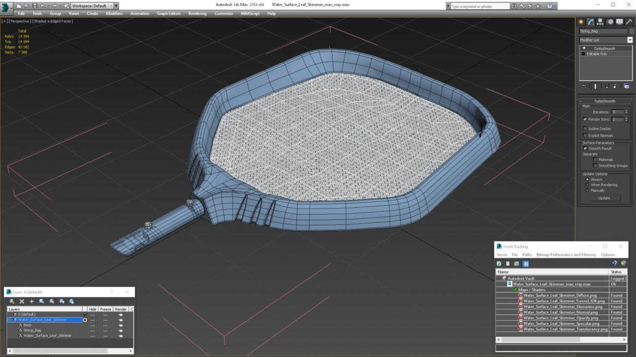 3D Water Surface Leaf Skimmer