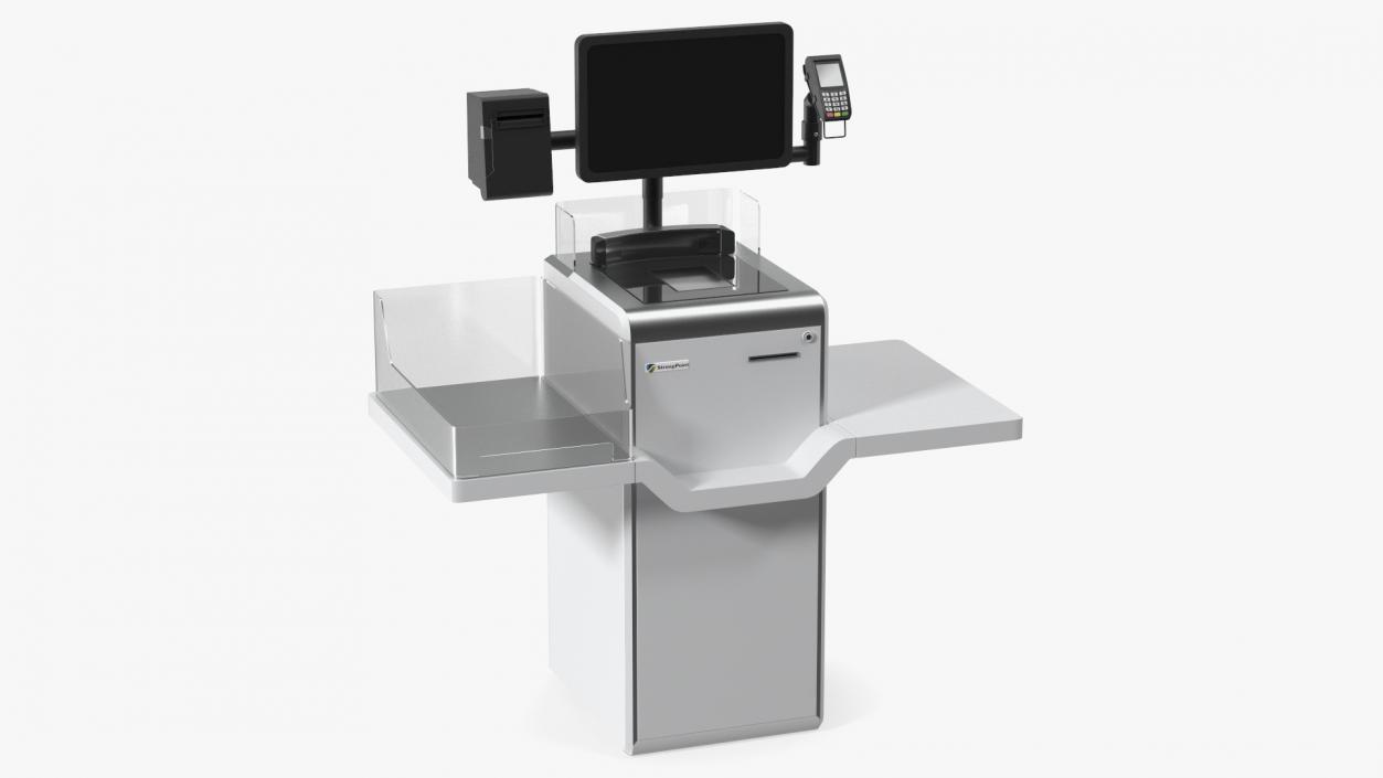 System for Self Checkout StrongPoint Switched Off 3D model