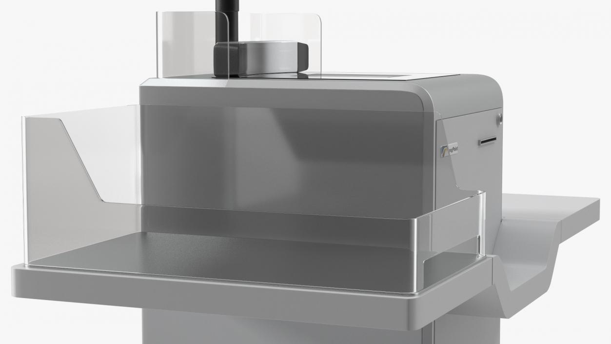 System for Self Checkout StrongPoint Switched Off 3D model