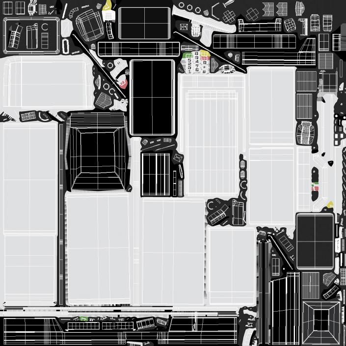 System for Self Checkout StrongPoint Switched Off 3D model