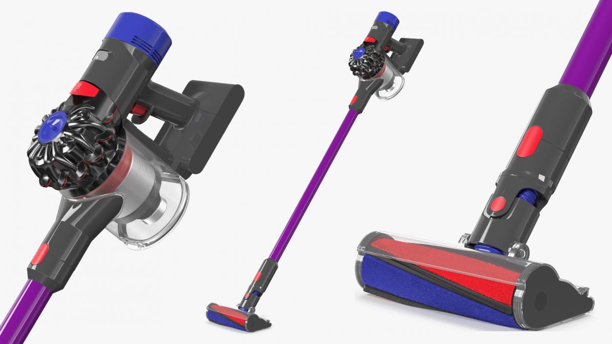 3D model Handheld Vacuum Cleaner Rigged