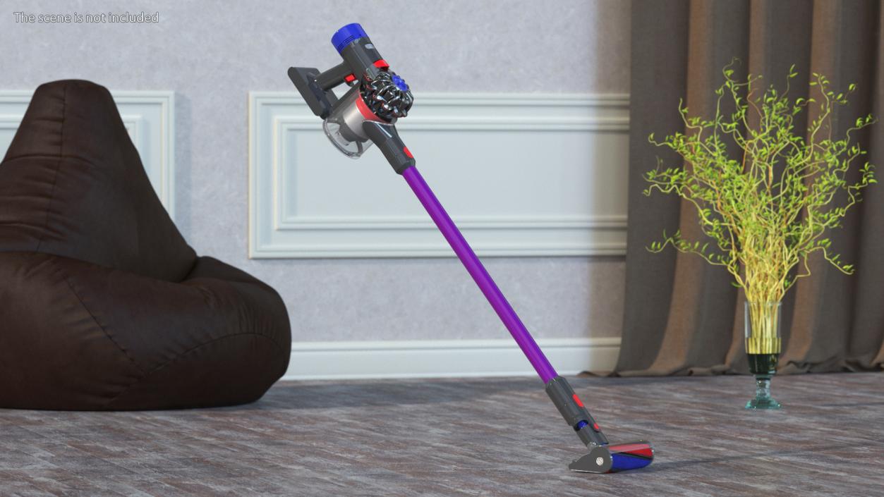 3D model Handheld Vacuum Cleaner Rigged