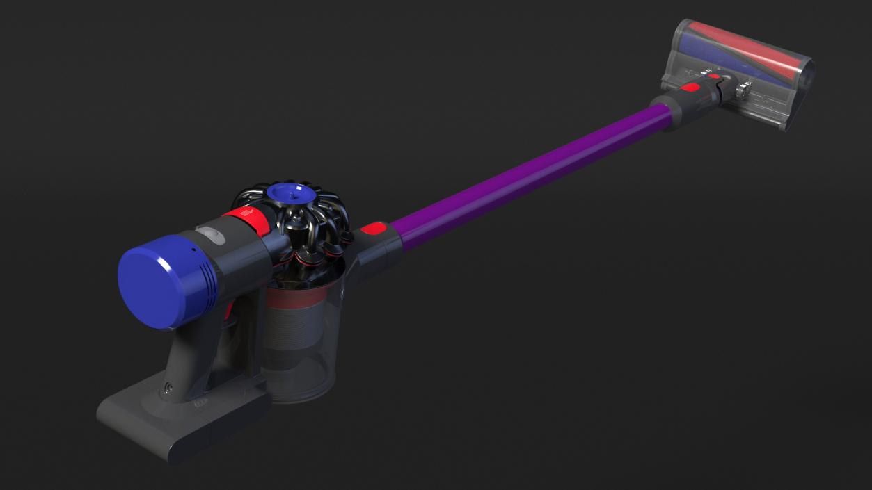 3D model Handheld Vacuum Cleaner Rigged