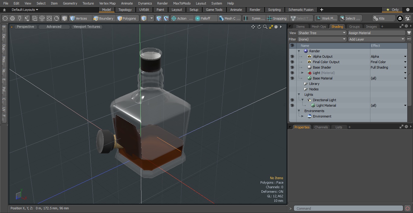 Jack Daniels Light Single-Barrel Opened 3D model