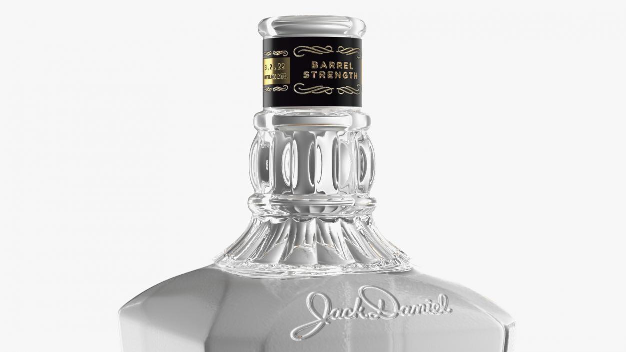 Jack Daniels Light Single-Barrel Opened 3D model