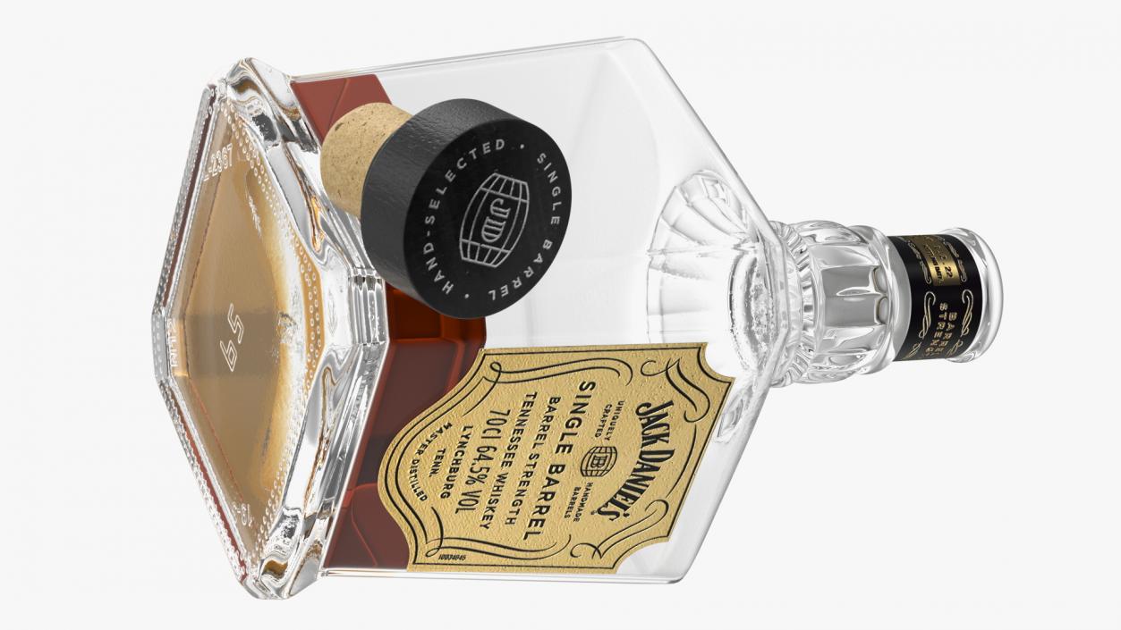 Jack Daniels Light Single-Barrel Opened 3D model