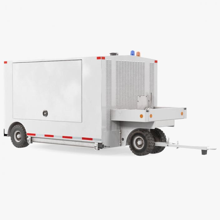 Aircraft Air Start Unit Trailer Mounted 3D model