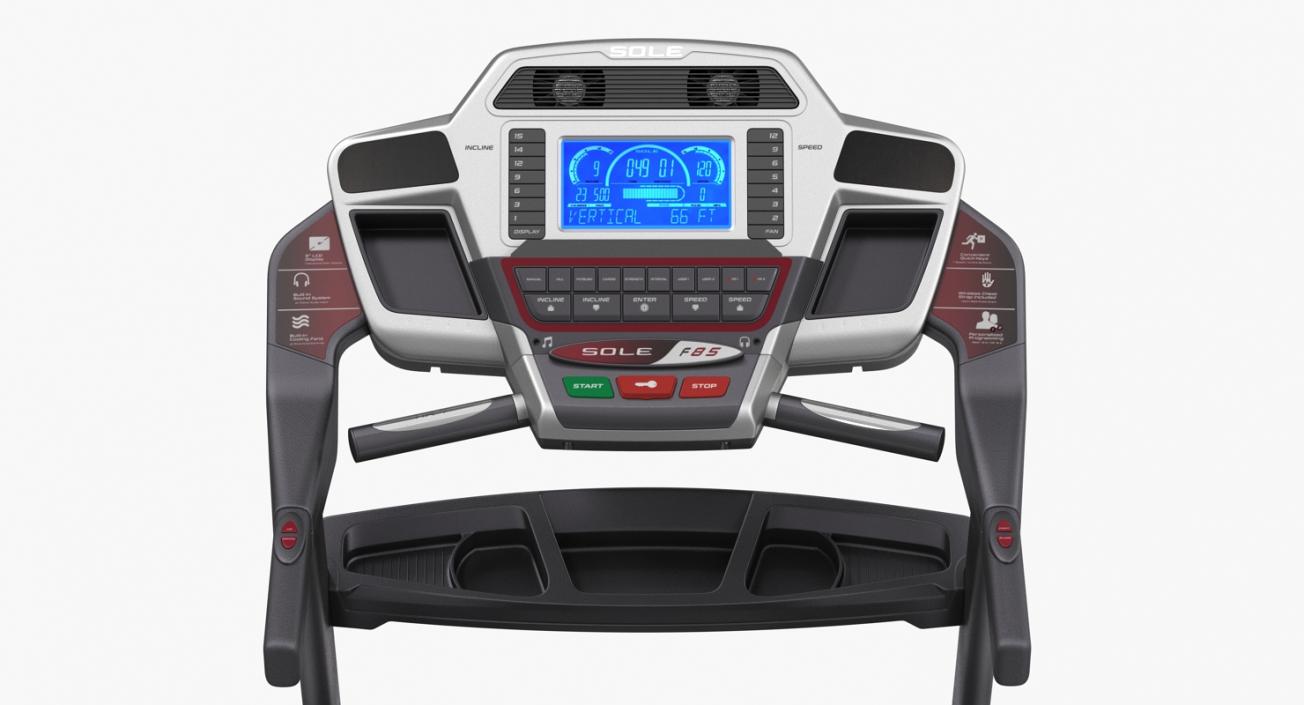 3D Sole F85 Treadmill model