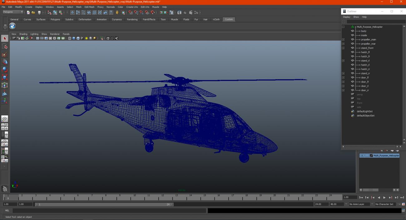 Multi-Purpose Helicopter 3D model