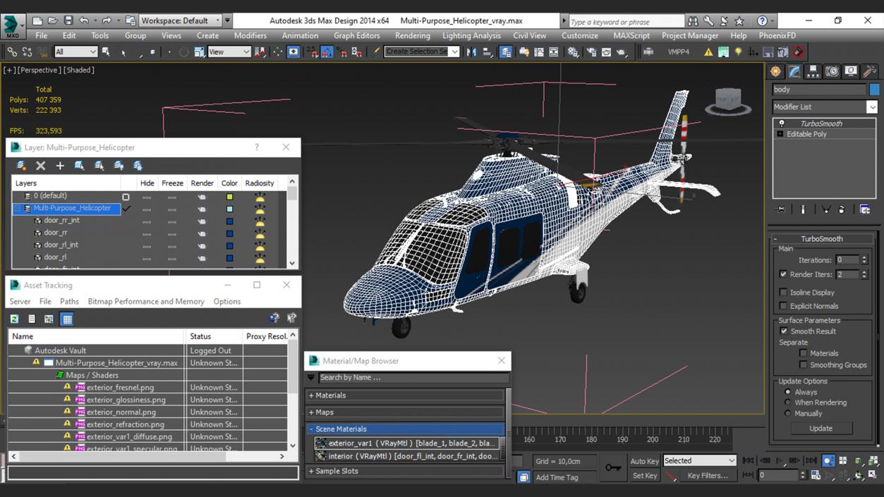 Multi-Purpose Helicopter 3D model