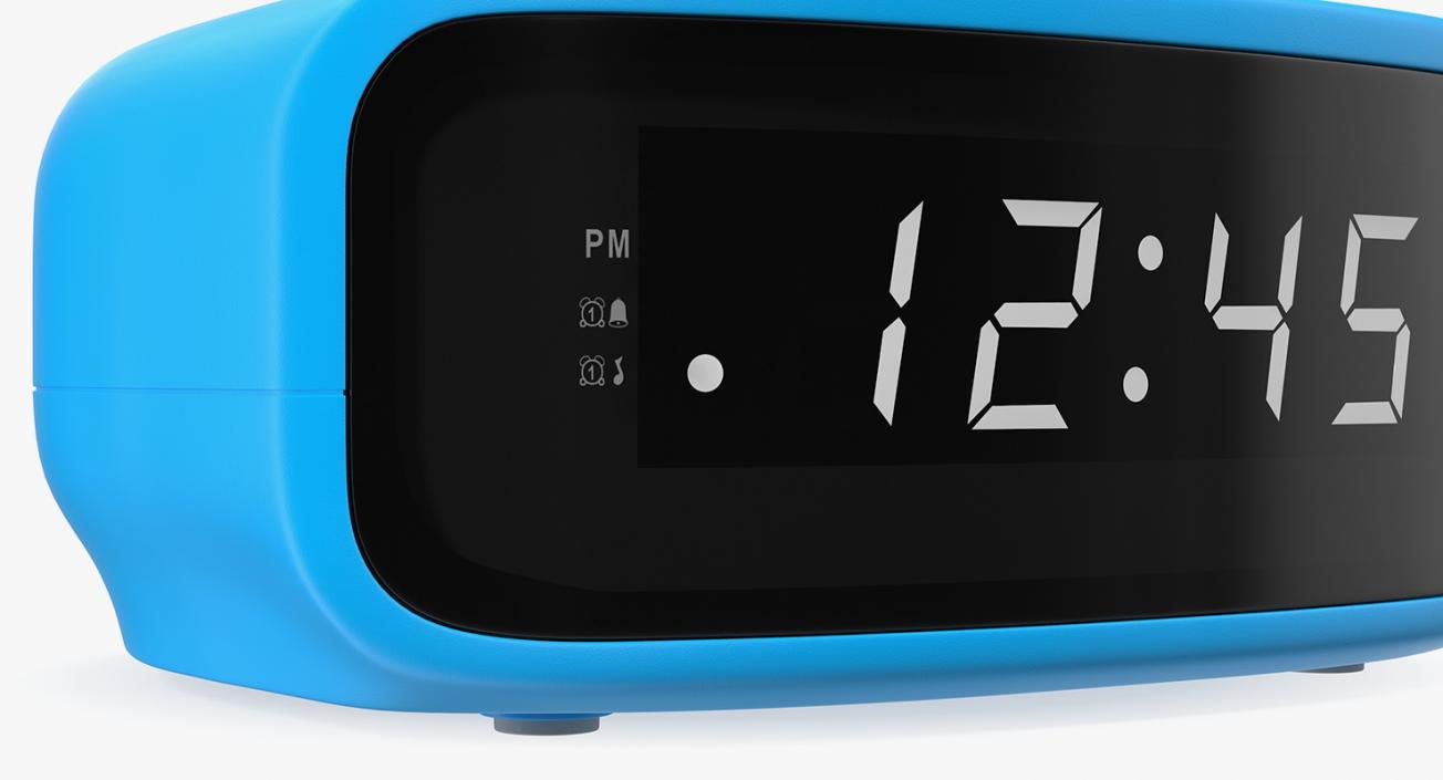 Digital Clock Radio Generic 3D