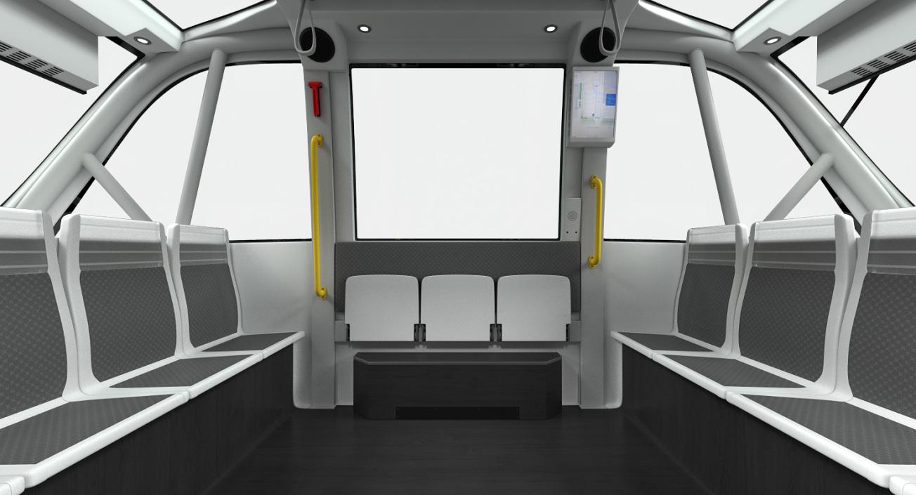 3D model Driverless Bus Navya Arma