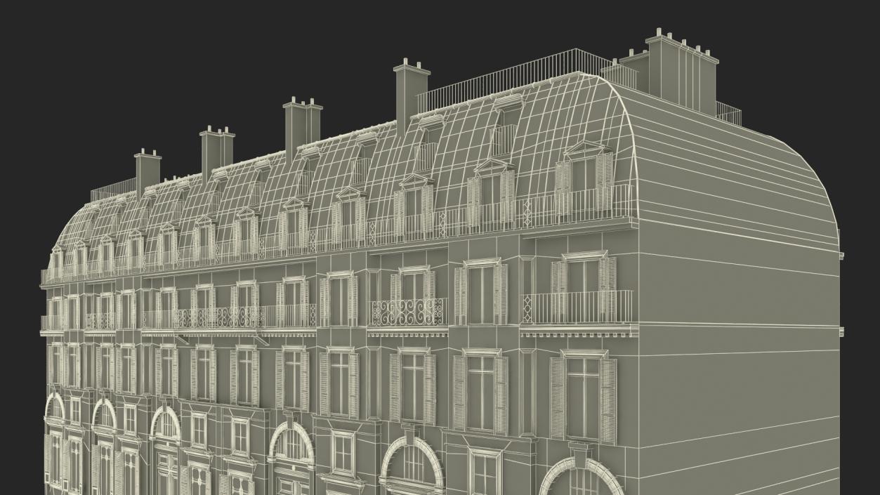 3D model Small Historical Building