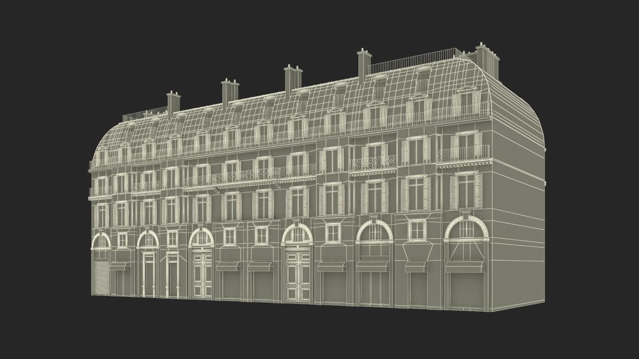 3D model Small Historical Building