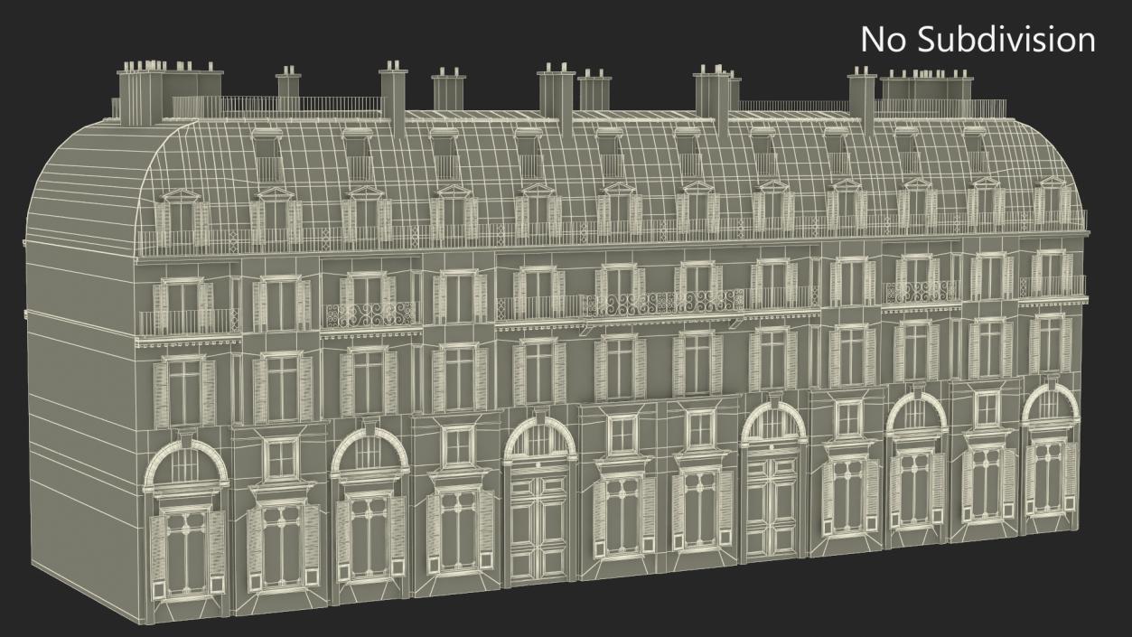 3D model Small Historical Building