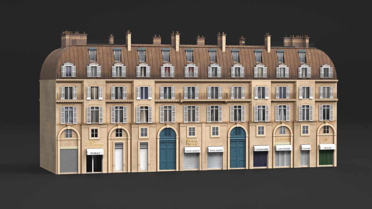 3D model Small Historical Building