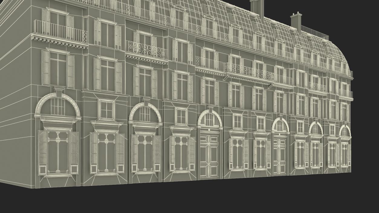 3D model Small Historical Building