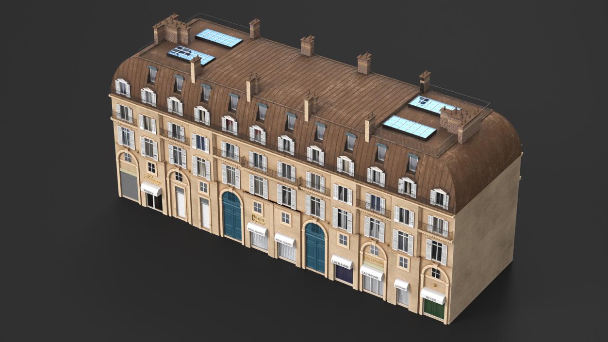 3D model Small Historical Building