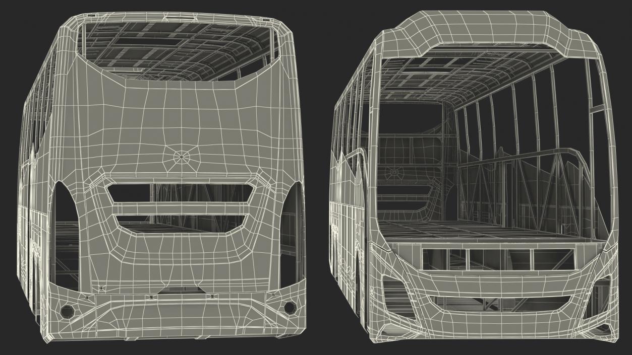 3D model Coach Bus Body Frame