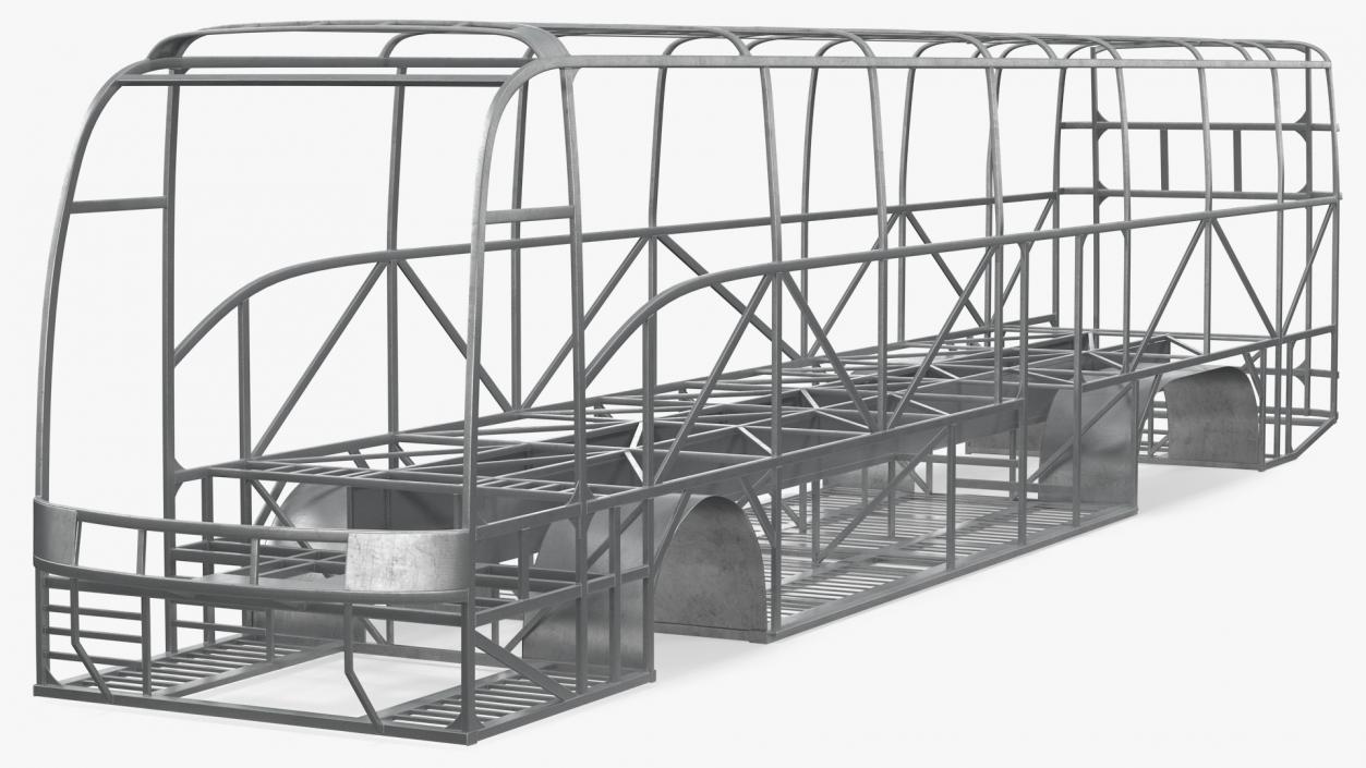 3D model Coach Bus Body Frame