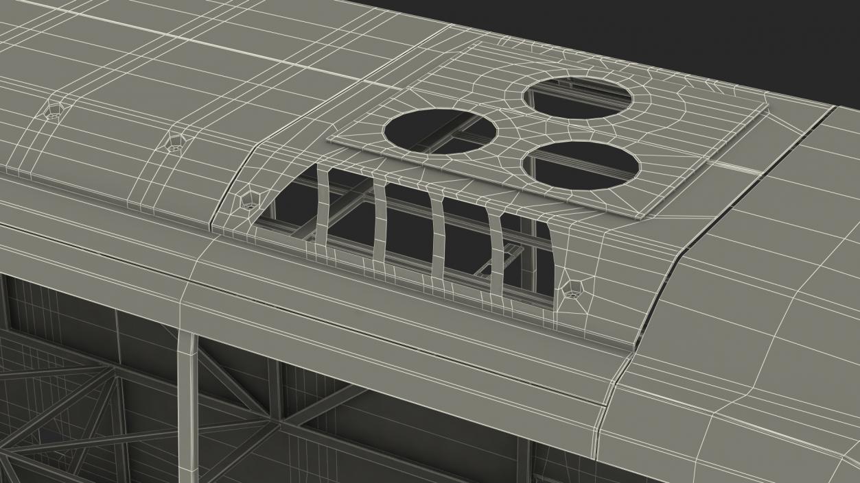 3D model Coach Bus Body Frame