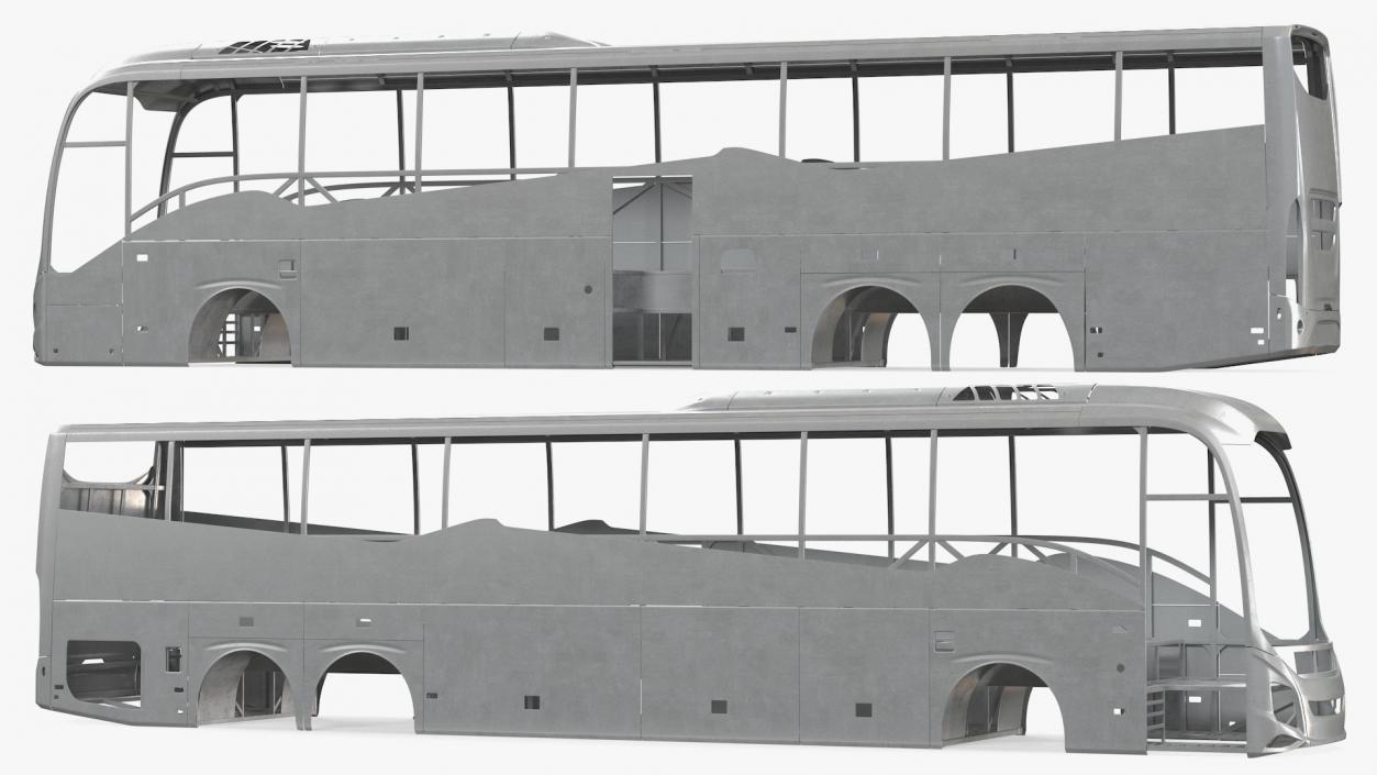 3D model Coach Bus Body Frame