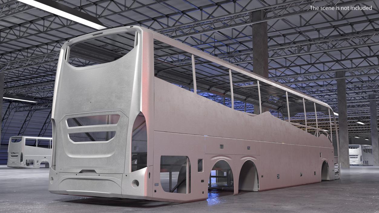 3D model Coach Bus Body Frame