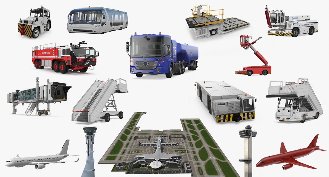 Airport Big Collection 5 3D model