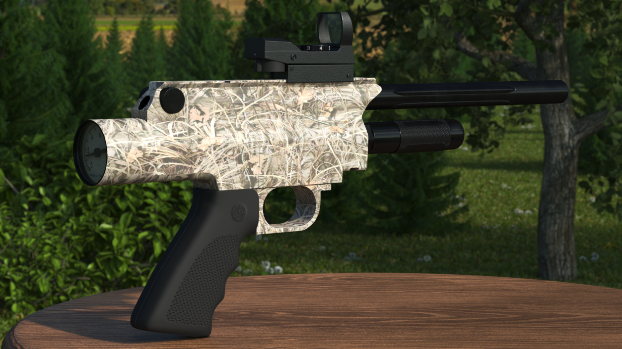 3D X2 Tranquilizer Dart Pistol in Camouflage