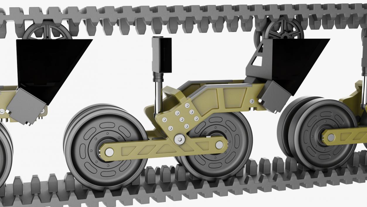 3D Light Tank Track