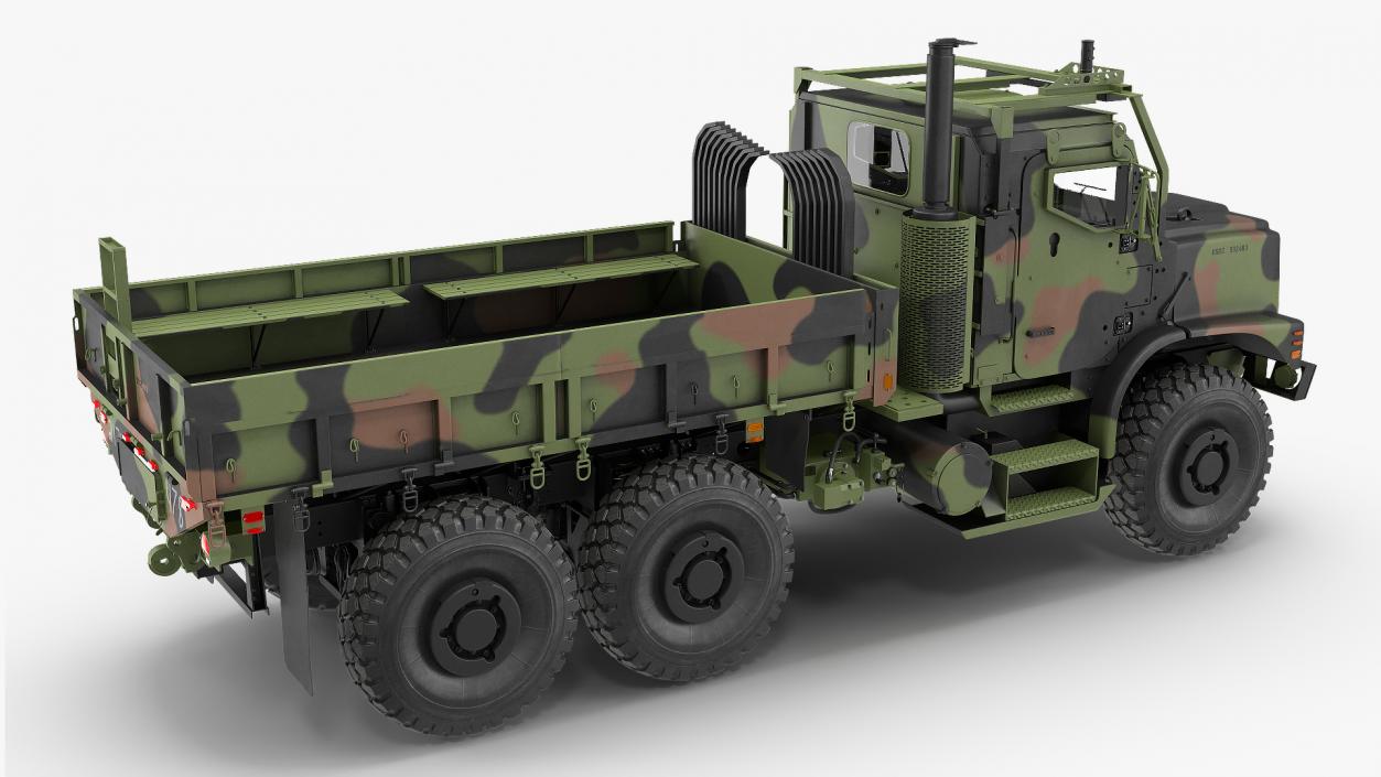 Medium Tactical Vehicle 6x6 Rigged 3D model