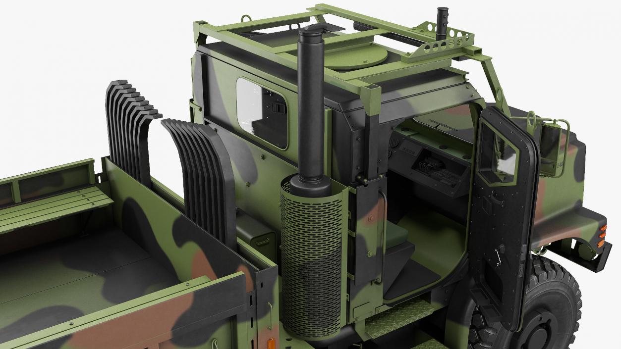 Medium Tactical Vehicle 6x6 Rigged 3D model