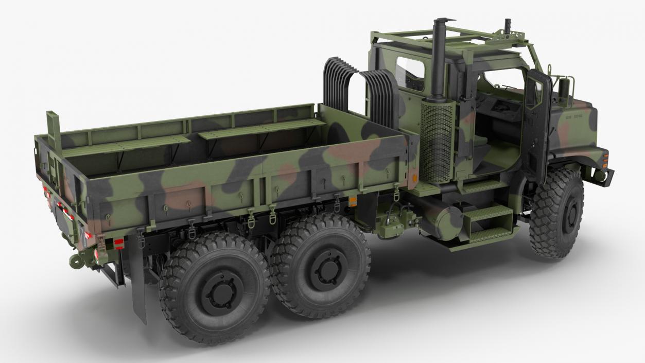 Medium Tactical Vehicle 6x6 Rigged 3D model