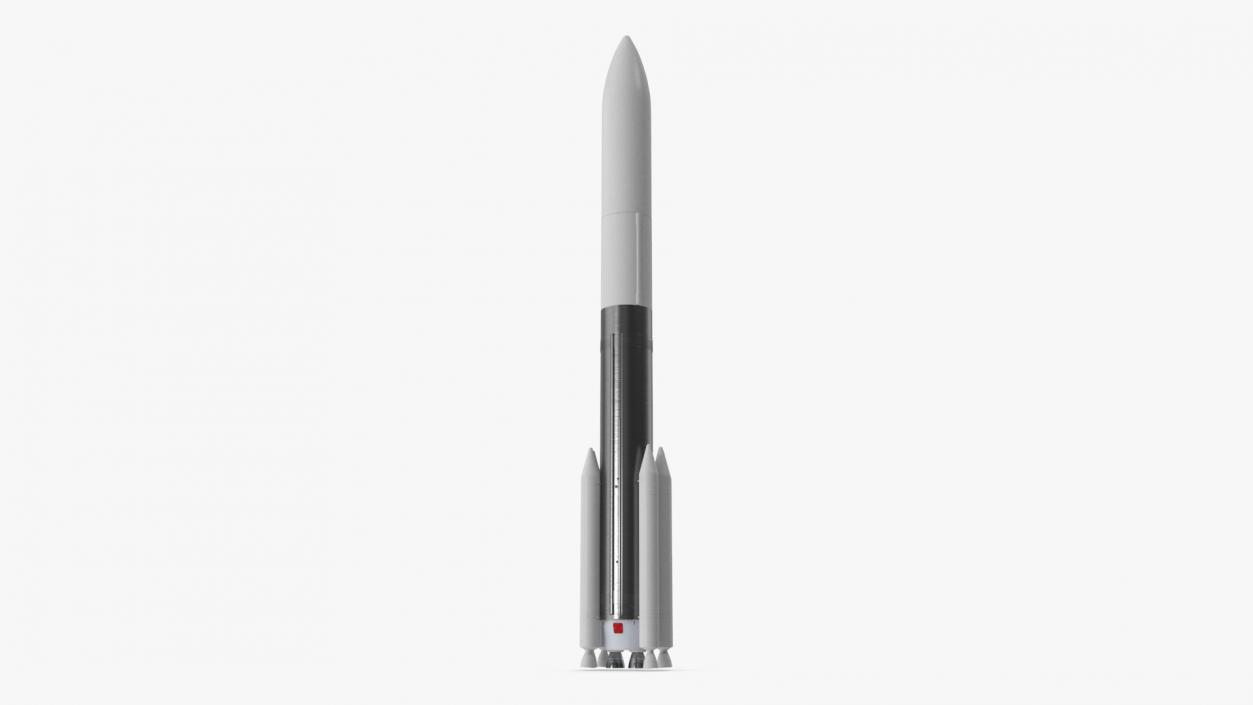 3D Heavy Lift Rocket with Six Solid Boosters