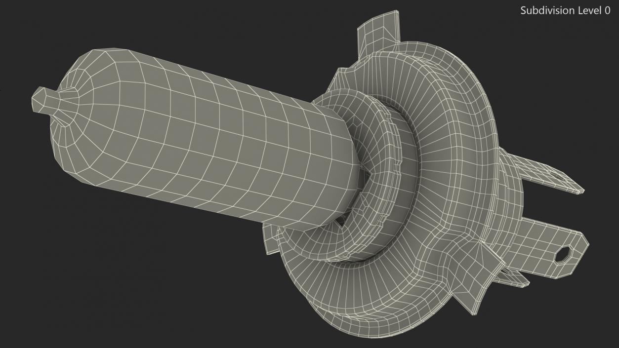 Wurth Halogen Car Bulb H4 12V 3D model