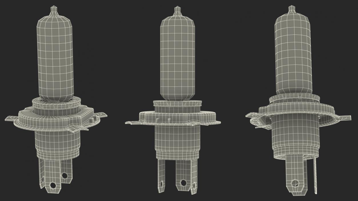 Wurth Halogen Car Bulb H4 12V 3D model