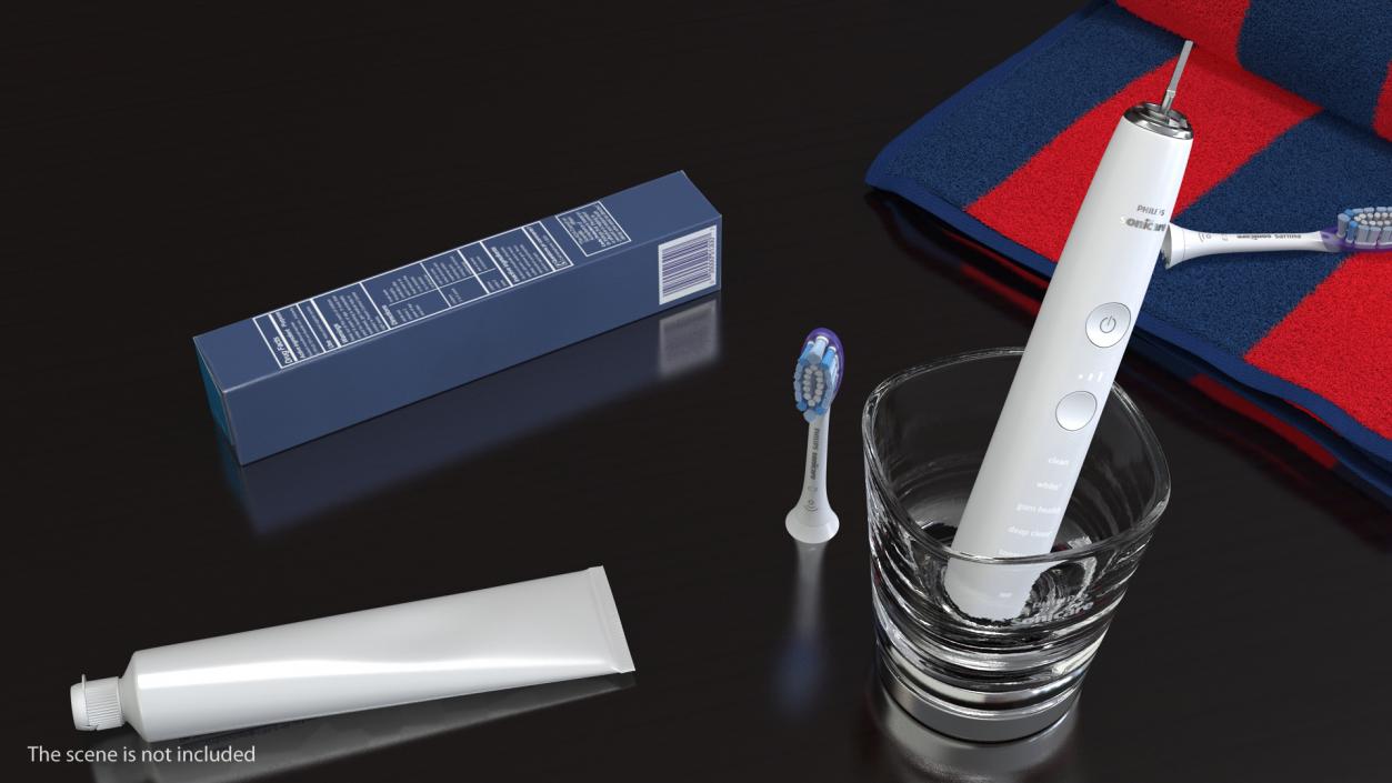 3D Tube and Box Toothpaste model