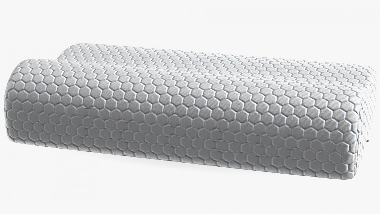 Ergonomic Orthopedic Pillow 3D