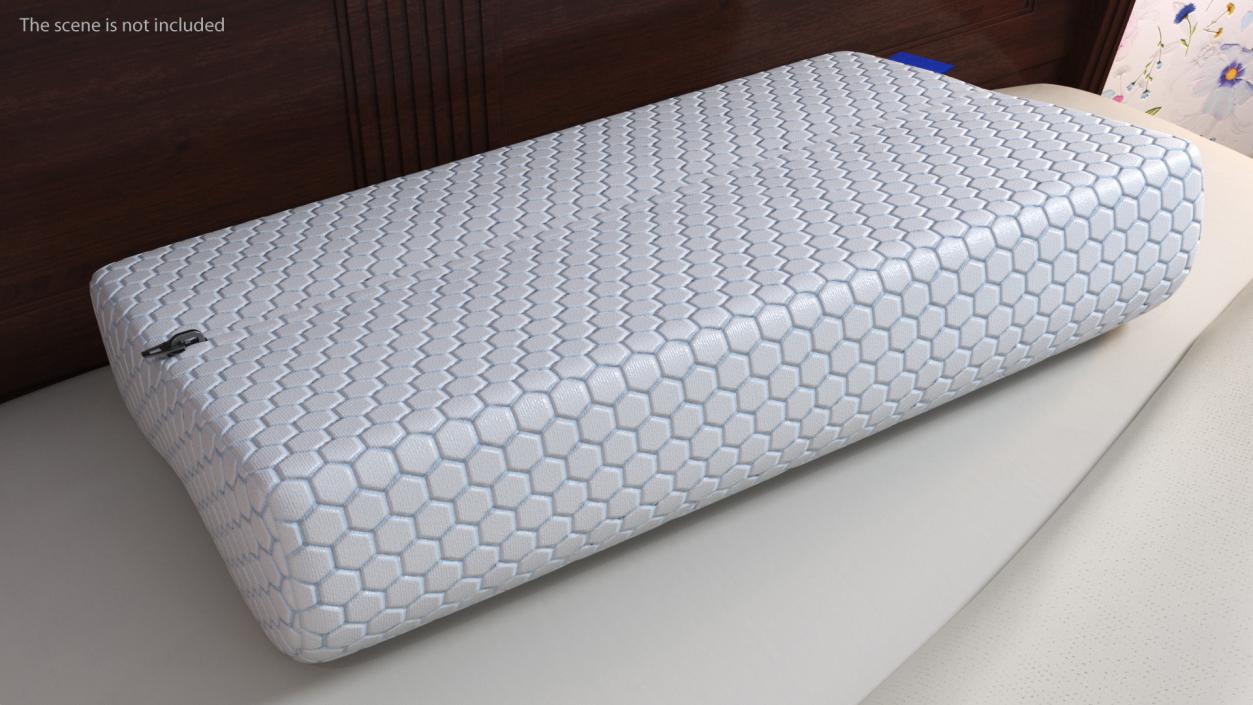 Ergonomic Orthopedic Pillow 3D