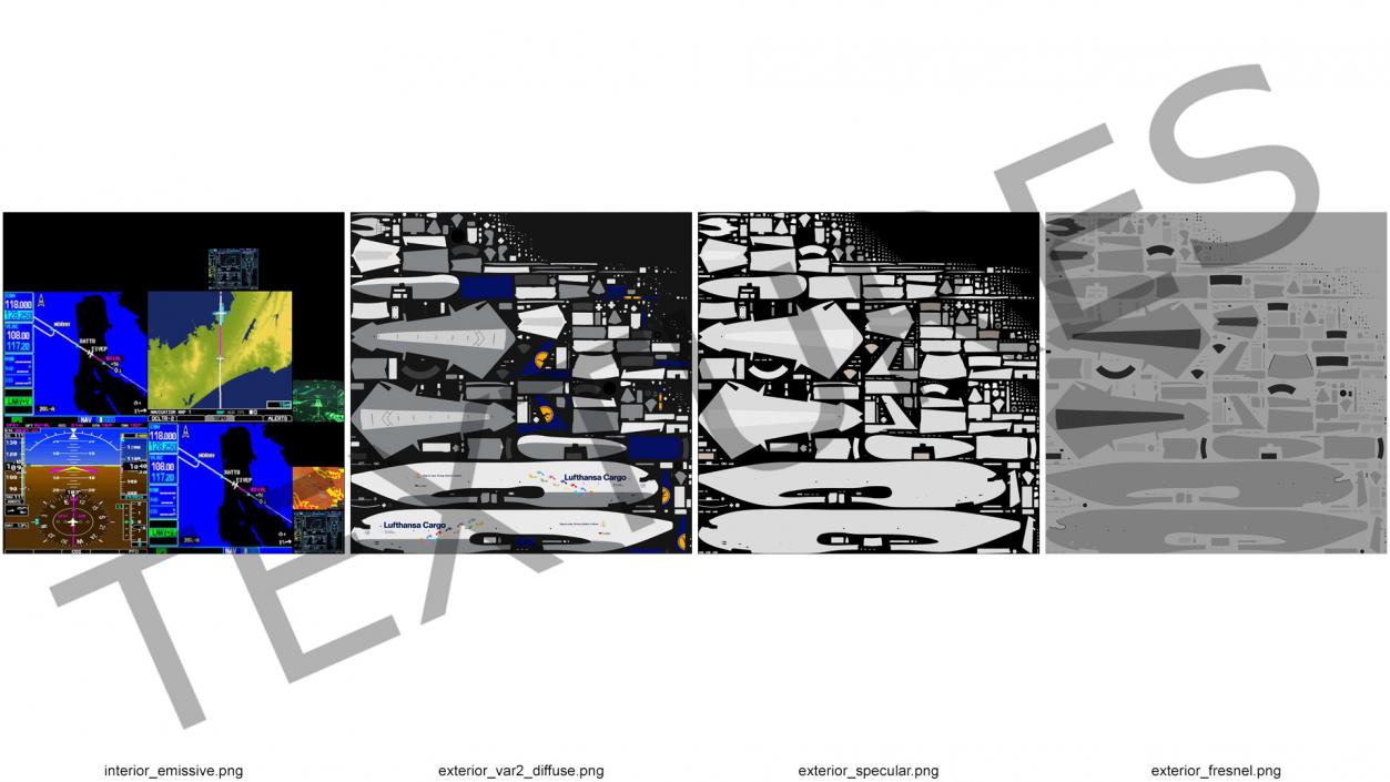 3D model McDonnell Douglas MD11 Tri Jet Airliner Lufthansa Cargo