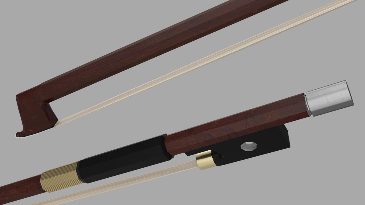 3D Classic Violin Bow model