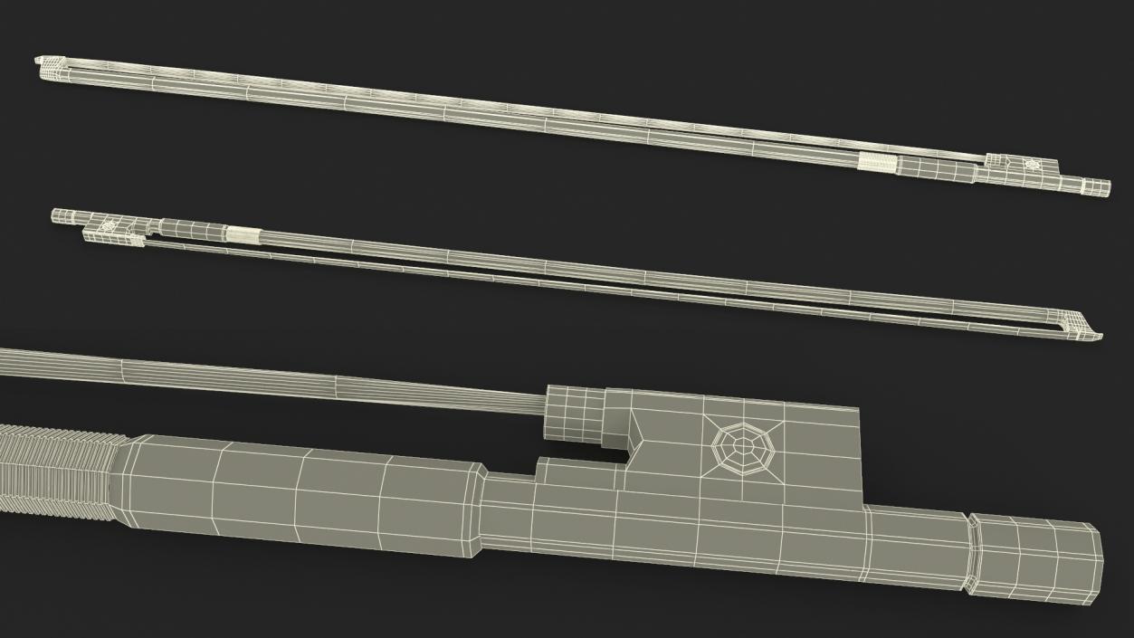 3D Classic Violin Bow model