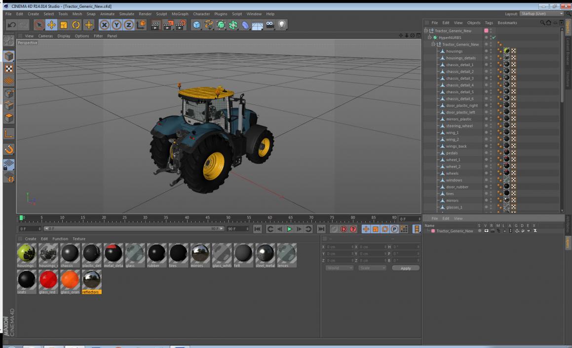 Tractor Generic New 3D model