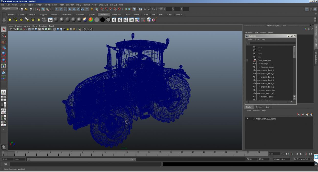 Tractor Generic New 3D model