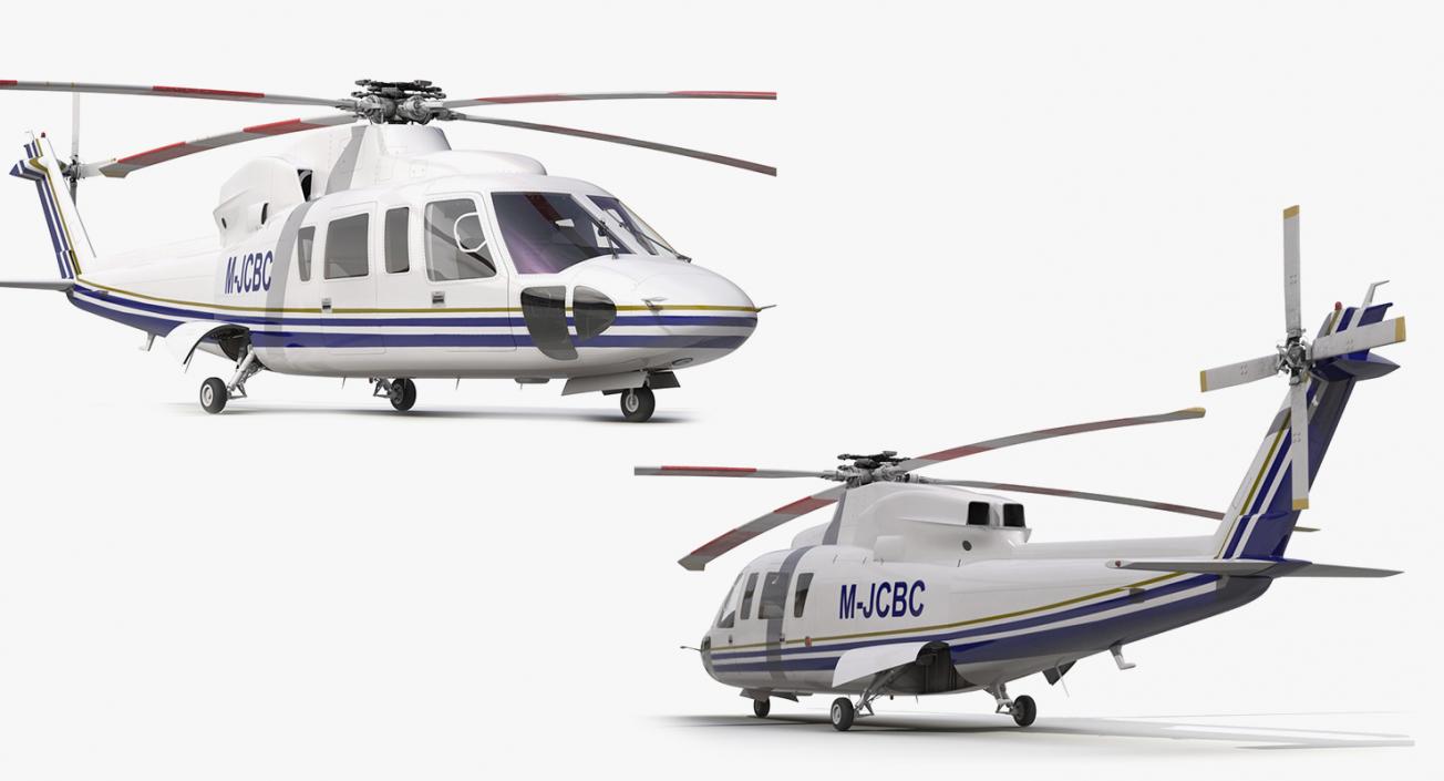 3D model Private Helicopters 3D Models Collection