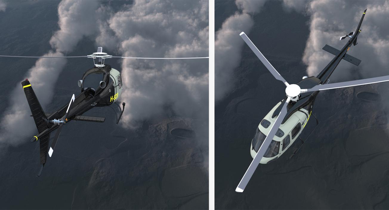 3D model Private Helicopters 3D Models Collection