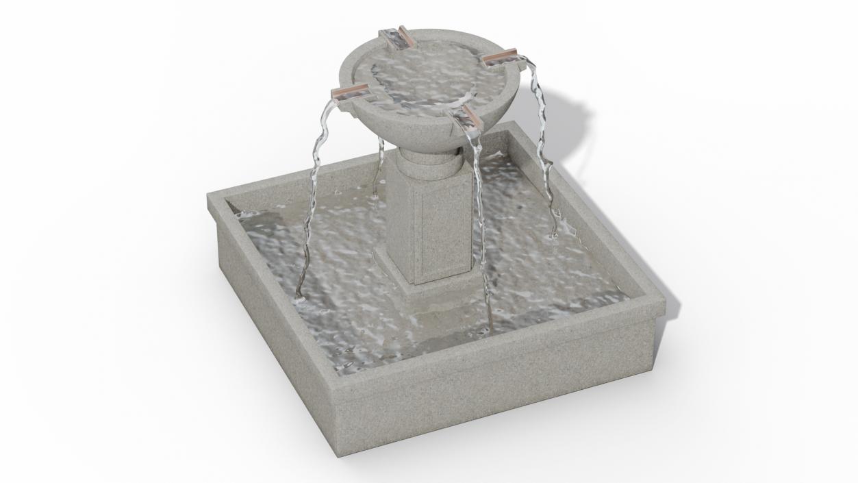 3D model Park Modern Fountain