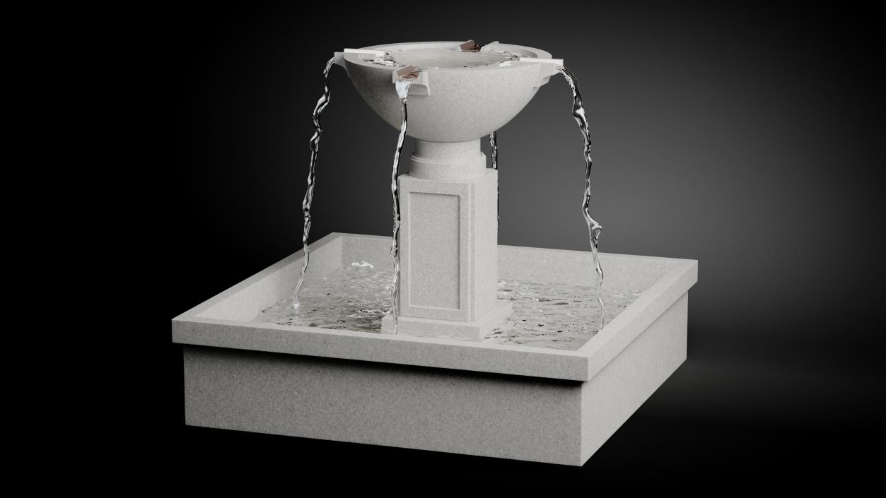 3D model Park Modern Fountain